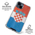 Croatia Flag Distressed iPhone 15 Clear Case